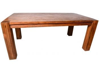 Wood Rectangular Dining Room Table