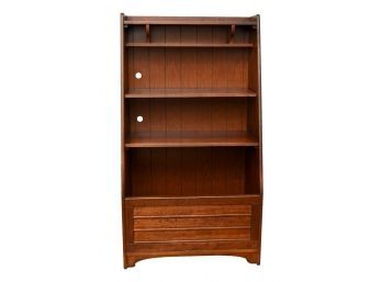 Vintage Wooden Bookshelf / Toy Storage