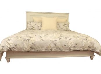 King Size Bed With Loom And Leaf By Saatva Organic Cotton Mattress And Bedding