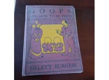 Classic Baby Humor Book, 'Goops And How To Be Them, A Manual Of Manners For Polite Infants' #51