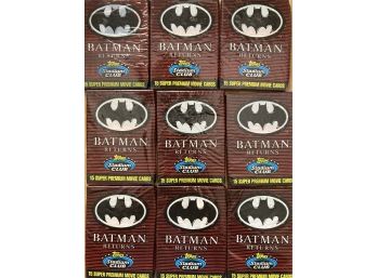 Lot 2 Of 18 Unopened Topps Batman Cards