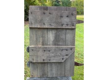 Antique Small Barn Door With Hardware