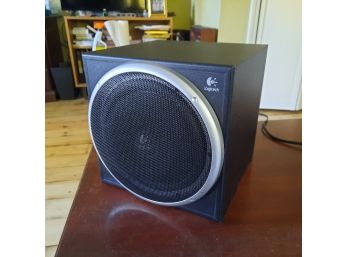 Logitech Z-640 Speaker Powered Subwoofer Black Great Sounding Subwoofer Speaker #44