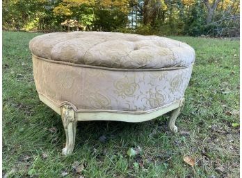 Large Round Tufted Hasek Fienh Provincial Style