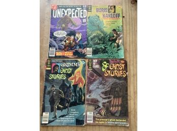 4 Comics 2 Grimms Ghost Stories, Boris Karloff And Unexpected