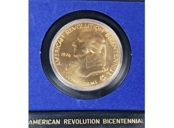 1974 American Revolution Bicentennial Commemorative Coin JOHN ADAMS