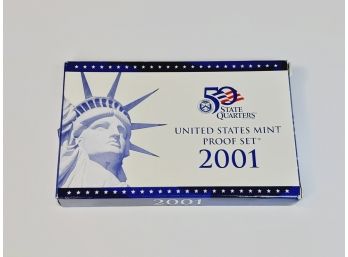 Complete 2001 United States Proof Set With State Quarters