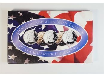2000 Philadelphia  Mint State Quarter Collection UNC Set