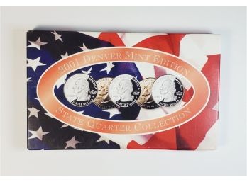 2001 Denver Mint Edition State Quarter Collection W/ Coa & Box