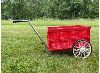 Vintage Small Red Cart