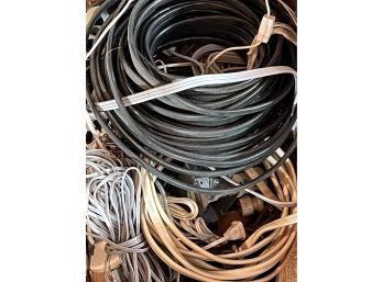 Two Boxes Of Electrical Wire And Accessories