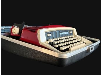 Vintage Red Royal Custom III Typewriter