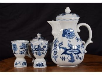 Vintage Blue Danube Tea Serving Set