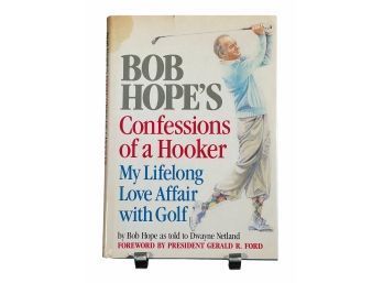 Vintage Bob Hope Confessions Of A Hooker Autographed Book