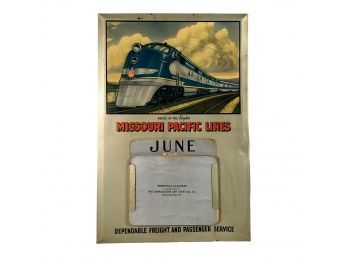 Vintage Missouri Pacific Lines Calendar Complete