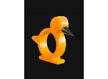 Catalin Bakelite Duck Napkin Ring