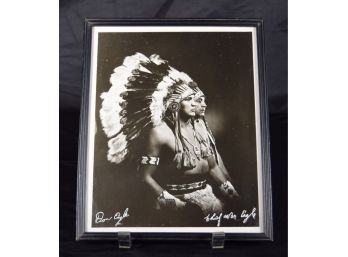 Vintage Photo Lot Of Don Eagle , Chief War Eagle