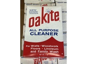 Lot Of Vintage Oakite Cleaning Powder Advertising Props