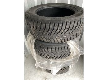 Kumho MS Studded Tires 25555R19 Used Two Seasons