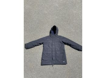 Lands End Childrens Winter Coat Size Medium 10H-12H  Winter Jacket Black Coat Kids Jacket