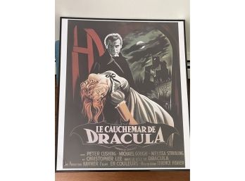 Peter Cushing Dracula Poster Repop 24x30 In French Le Cauchemare De The Nightmare Of