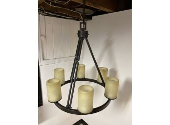 Modern Metal Chandelier 2ftx2ft In Great Condition Ready To Install