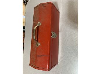 Red Metal Toolbox