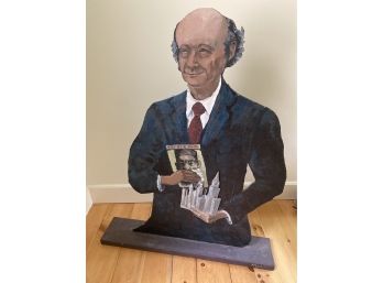 THE Mayor Ed Koch New York City Political Art By Mia LeCompte 40x7x48.5 One Of A Kind Listed Artist