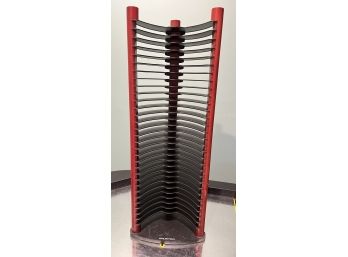 Modern Atlantic CD/DVD Holder Storage Tower 30 Slot, 26.25x9.5x7