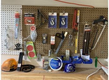 Assortment Of Tools And Hardware