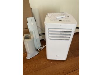 GE Portable Room Air Conditioner 6200btu Model APFD06JASWG1 In Excellent With Parts Remote And Manual