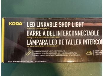 NEW Koda LED Linkable Shop Light With Motion Sensor And Remote Sealed Box