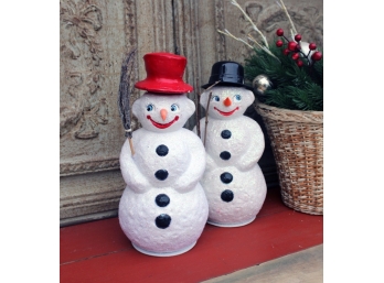 Pair Limited Edition Ino Schaller Snowmen
