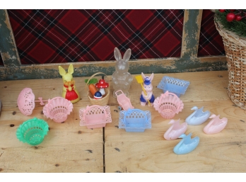 Vintage Plastic Decorative Easter Decor
