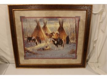 Jack Terry Native American Framed Art Print