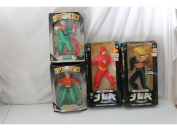 Super Hero Toy Figures Flash Aquaman JLA