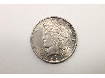 1922 Peace Dollar Silver Coin