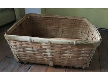Country Basket With Rope Handles