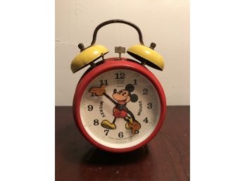 Vintage Mickey Mouse Alarm Clock