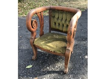 Very Cool Carved Wood Chair