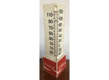 Plastic Coca-Cola Advertising Thermometer