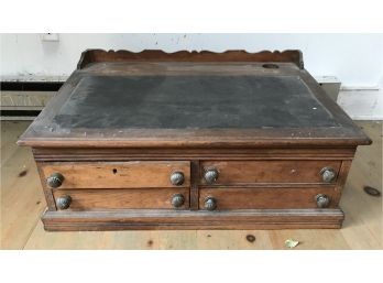 Four Drawer Lift Top, Table Top Desk