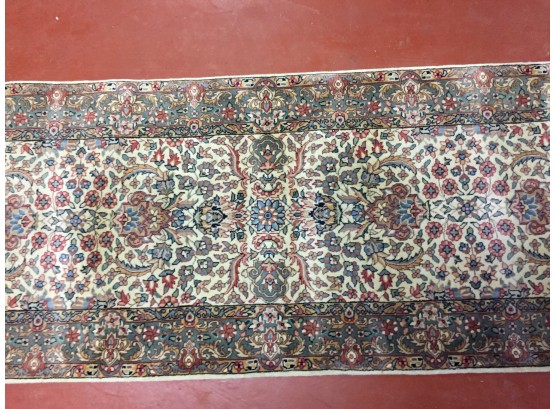 Beautiful Hand Made Wool Runner Rug (Click On Photograph For Full Description And Additional Photos)