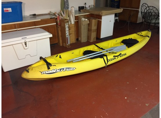 Malibu Two Ocean Kayak With Two Paddles  (Click On Photograph For Full Description And Additional Photos)
