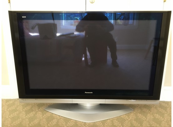 Panasonic Viera 50' High Definition Plasma Flat Screen Television. (Click On Photograph For Full Description And Additional Photos)