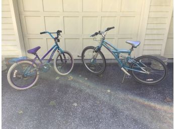 Pair Of Kent Children's Bicycles. (Click On Photograph For Full Description And Additional Photos)