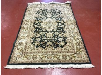 Handmade Wool Oriental Area Rug (Click On Photograph For Full Description And Additional Photos)