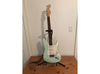 Awesome FENDER Electric Guitar ~ SQUIER ~ W/Strap