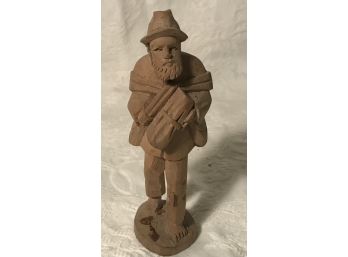 Wooden Carving Man 6 Inches Tall