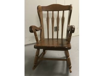 Wooden Kids Colonial Rocking Chair